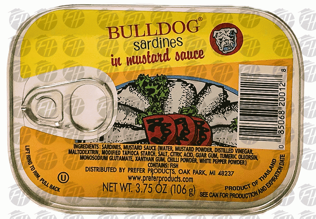 Bull Dog  sardines in mustard sauce Full-Size Picture